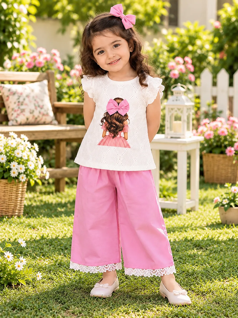 Girls Shirt with Shorts